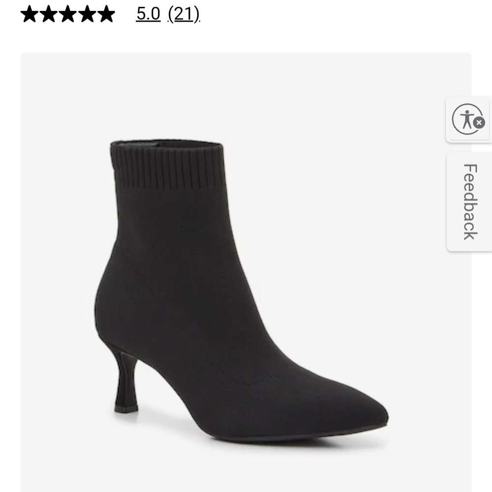 Kelly & Katie Black Heeled Boots